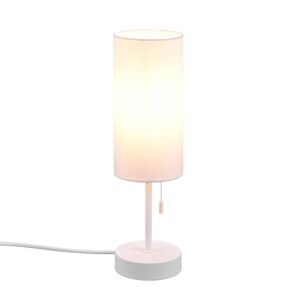 Reality Leuchten Stolní lampa Jaro s nabíjecím výstupem, bílá
