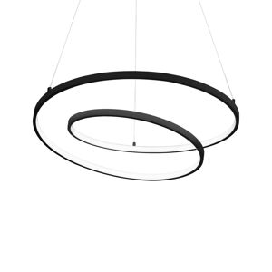 Ideallux Ideal Lux Oz LED závěsné světlo Ø 80 cm černá