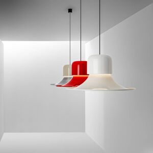 Stilnovo Stilnovo Campana LED závěsné, DALI-Push, červená
