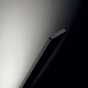 Stilnovo Stilnovo LED nástěnné světlo Lama, 3 000 K, černá