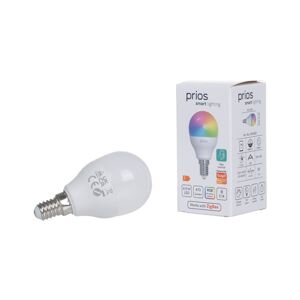 PRIOS Prios LED kapka E14 4,9W CCT RGB, sada 3ks