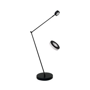 Lindby Stojací lampa Jyla, černá, nastavitelná, GX53, 2700K