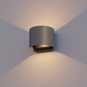 Calex Venkovní nástěnné svítidlo Calex LED Oval, nahoru/dolů, výška 10 cm,