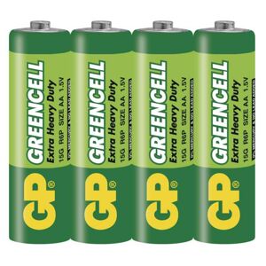 GP Batteries GP Zinkochloridová baterie GP Greencell R6 (AA) fólie 1012204000