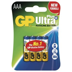 GP Batteries GP Alkalická baterie GP Ultra Plus LR03 (AAA), blistr 1017114000
