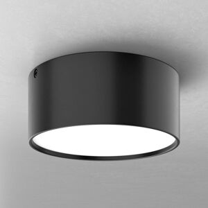 Ailati Jednoduché LED stropní svítidlo Mine, černé 14 cm
