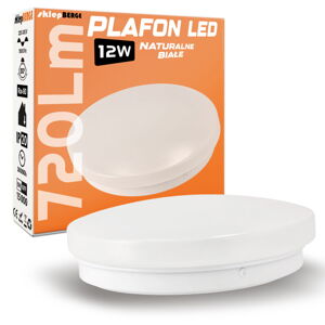 LED stropní svítidlo - 12W - neutrální bílá