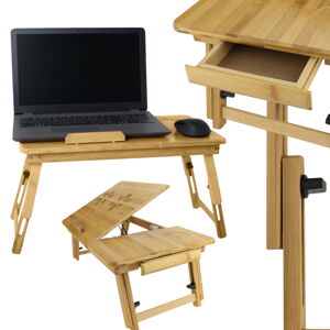 Dřevěný skládací stolek