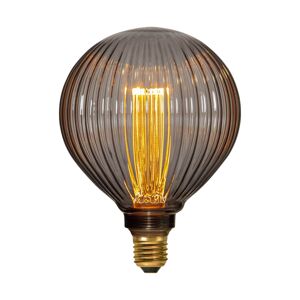 STAR TRADING LED Globe G125 Decoled E27 1W 2 000K kouřově šedá
