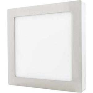 Chromový přisazený LED panel 225x225mm 18W denní bílá