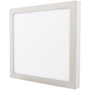 Chromový přisazený LED panel 300x300mm 25W teplá bílá