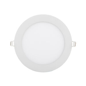 Stmívatelný bílý kruhový vestavný LED panel 175mm 12W studená bílá
