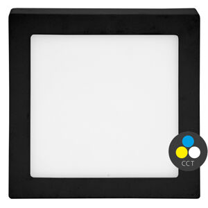 Černý přisazený LED panel 300x300mm 25W CCT RAFA 2 IP20