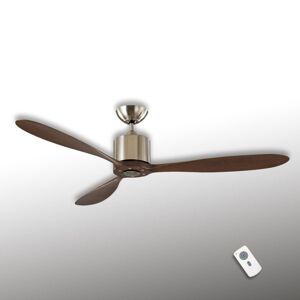 CASAFAN Aeroplan Eco stropní ventilátor, chrom, ořech