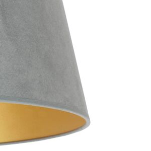 Duolla Stínidlo na lampu Cone výška 18 cm, zelená/zlatá