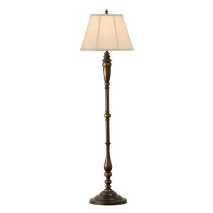 FEISS Stojací lampa Lincolndale s textilním stínidlem