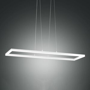 Fabas Luce LED závěsné světlo Bard, 92x32 cm v bílé barvě