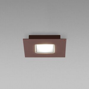 Fabbian Fabbian Quarter - hnědé LED stropní svítidlo 2zdr