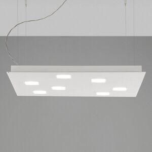 Fabbian Fabbian Quarter - bílé závěsné světlo LED 7zdr