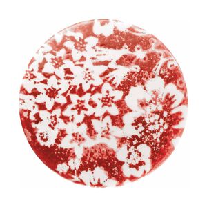 Ferroluce Závěsné světlo PI, Ø 35 cm, červená/bílá