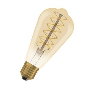 OSRAM LEDVANCE Vintage 1906 Edison 48 Filament DIM 7W 822 Gold E27 4099854091049