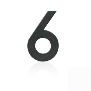 Heibi Nerezová domovní čísla číslice 6, grafit šedý