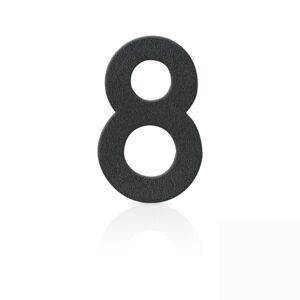 Heibi Nerezová domovní čísla číslice 8, grafit šedý