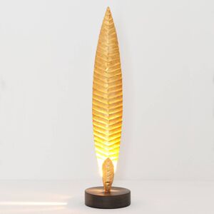 J. Holländer Stolní lampa Penna zlatá, výška 38 cm