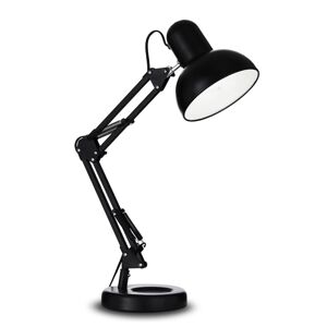 Ideallux Stolní lampa Kelly s kloubovým ramenem, E27, černá
