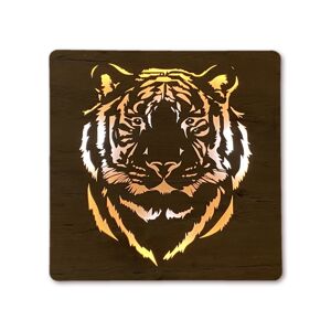 Li-Go "Tygr" světelný obraz 62x62cm provedení povrchu: dub B