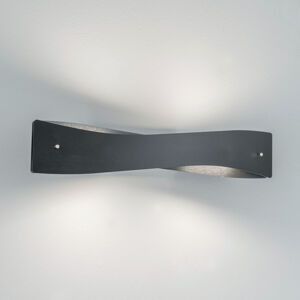Lucande Lucande Lian LED nástěnné světlo, černé, hliník