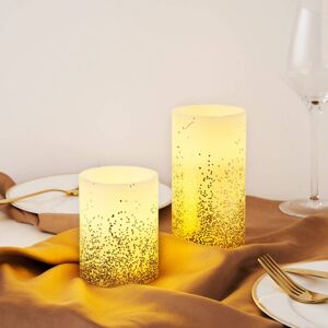 Pauleen Pauleen Golden Glitter Candle LED svíčka sada 2 ks