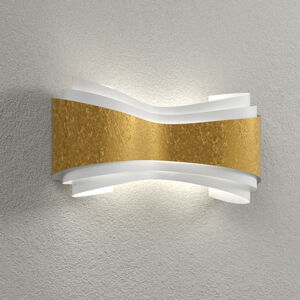 Selene Designové nástěnné světlo Ionica, zlatý pás
