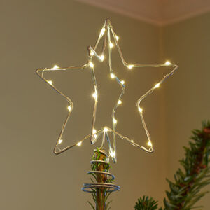 Sirius LED dekorativní světlo Vánoce Top, stříbrný