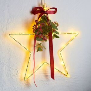Sirius LED dekorativní hvězda Liva Star, zlatá, Ø 30 cm