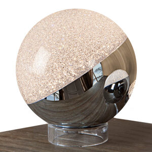 Schuller Stolní lampa LED Sphere, chrome, Ø 20 cm