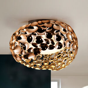 Schuller LED stropní svítidlo Narisa, Ø 46 cm, růžové zlato