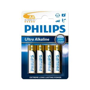 Baterie alkalická 1,5V AA Philips LR6 ULTRA ALKALINE