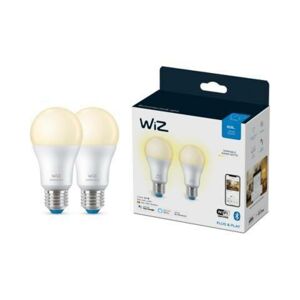 WiZ SET 2x LED žárovka E27 A60 8W (60W) 806lm 2700K IP20, stmívatelná