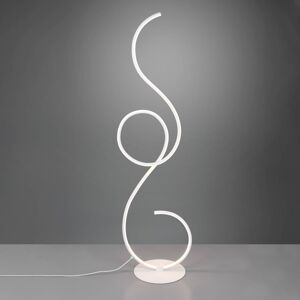 Trio Lighting LED stojací lampa Jive se stmívačem, bílá matná