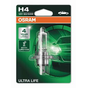 OSRAM H4 12V 60/55W P43t ULTRA LIFE 4 roky záruka 1ks blistr 64193ULT-01B