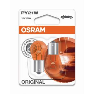 OSRAM PY21W 7507-02B, 21W, 12V, BAU15s blistr duo box