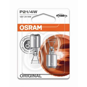 OSRAM P21/4W 7225-02B, 21/4W, 12V, BAZ15d blistr