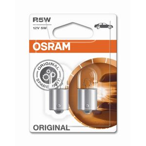 OSRAM R5W 5007-02B, 5W, 12V, BA15s blistr duo box