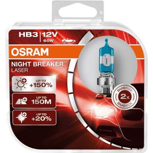 OSRAM HB3 Night breaker LASER +150% 9005NL-HCB 60W 12V duobox