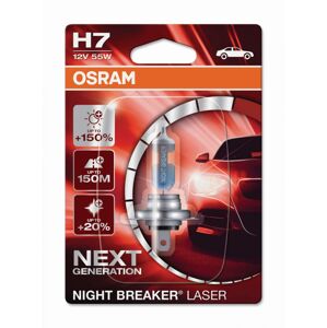 OSRAM H7 12V 55W PX26d NIGHT BREAKER LASER +150% více světla 1ks blistr 64210NL-01B