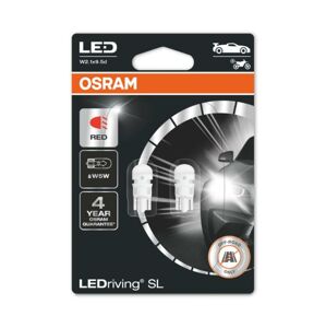 OSRAM LED W5W 2825DRP-02B RED 12V 1W W2,1x9,5d 