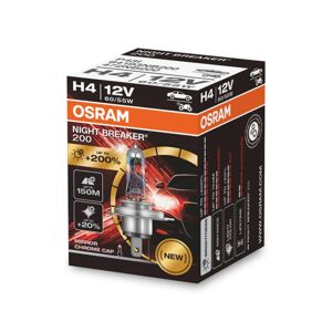 OSRAM H4 12V 60/55W P43t NIGHT BREAKER 200 +200% 1ks 64193NB200