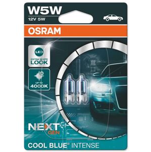 OSRAM W5W 2825CBN-02B COOL BLUE INTENSE Next Gen, 5W, 12V, W2.1x9.5d blistr duo box