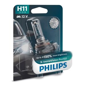 Philips H11 12V 55W PGJ19-2 X-tremeVision Pro150 1ks blistr 12362XVPB1